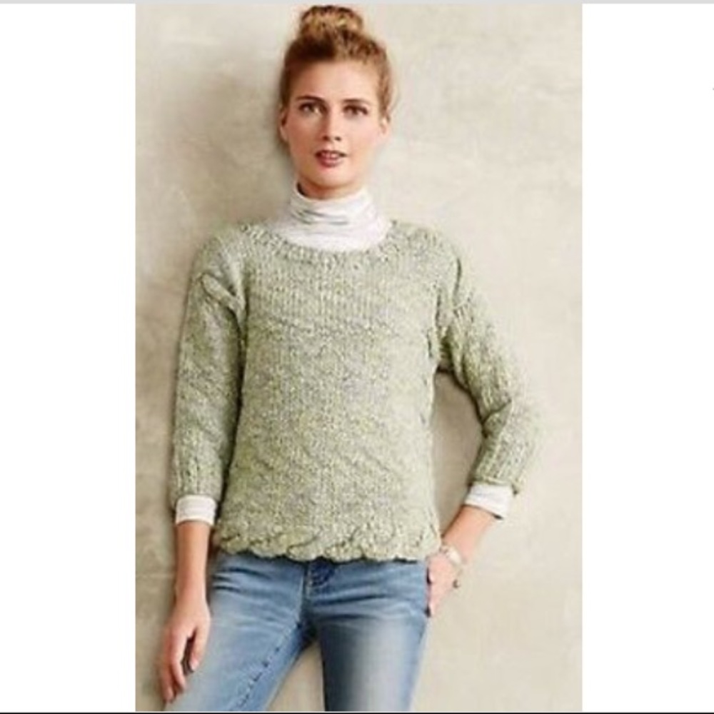 Anthropologie Handknit by Dollie Sweater